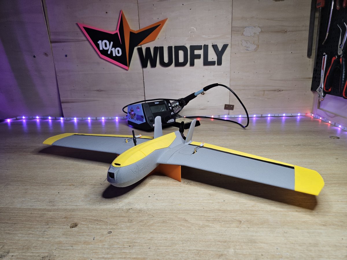 WUDFLY BANDITO fast sub-250g 3D-printed FPV wing