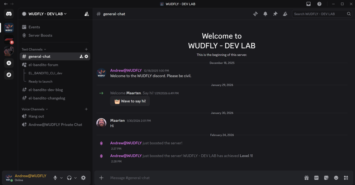 WUDFLY builder community and aircraft development screenshot