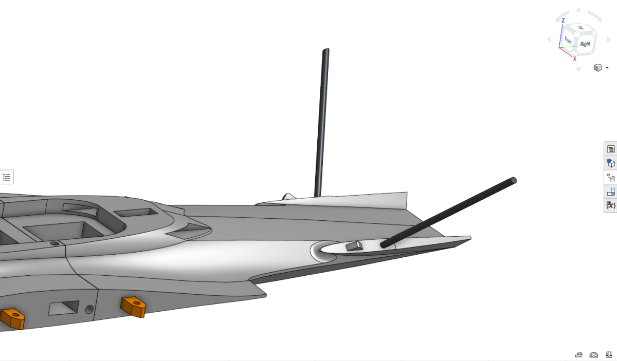 WUDFLY VENOM BUILD 04: V-Tail Carbon Rods