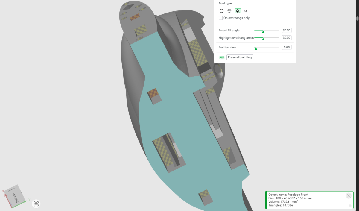 WUDFLY VENOM PRINT 02: Front Fuselage Supports
